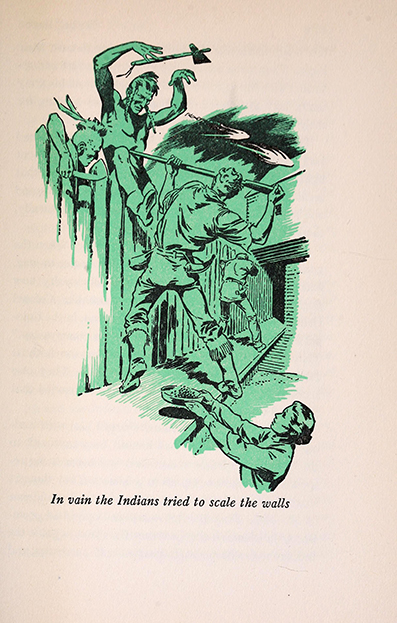 Daniel Boone, the opening of the wilderness by  Brown John Mason, art by  Lee J. Ames