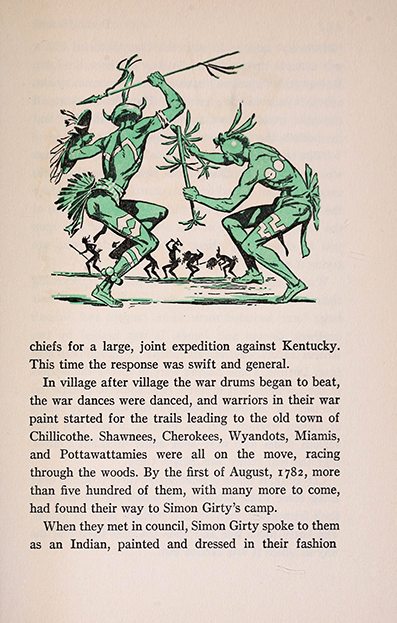 Daniel Boone, the opening of the wilderness by  Brown John Mason, art by  Lee J. Ames