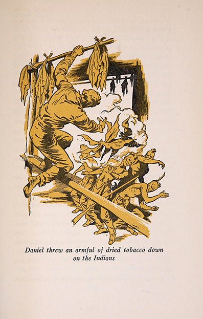 Daniel Boone, the opening of the wilderness by  Brown John Mason, art by  Lee J. Ames