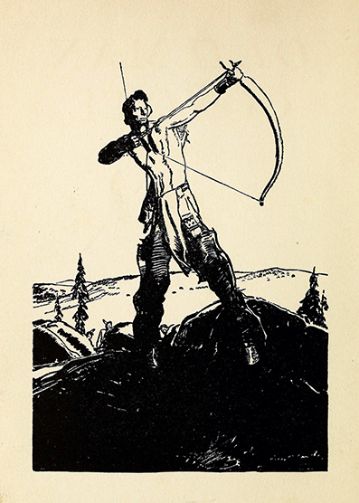 Old man coyote, Crow Indians ~ Crow mythology,  Frank Bird Linderman, art by  Herbert Mortnon Stoops