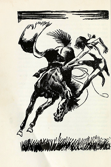 Crazy Horse, a great warrior of the Sioux, 1950