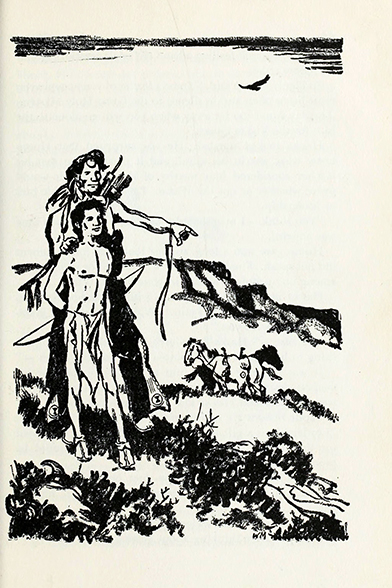 Crazy Horse, a great warrior of the Sioux, 1950