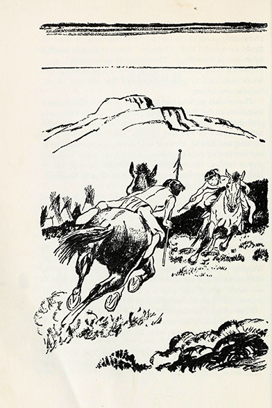 Crazy Horse, a great warrior of the Sioux, 1950